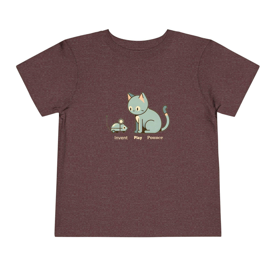 Robot Mouse and Cat - Toddler Short Sleeve - Brightsee