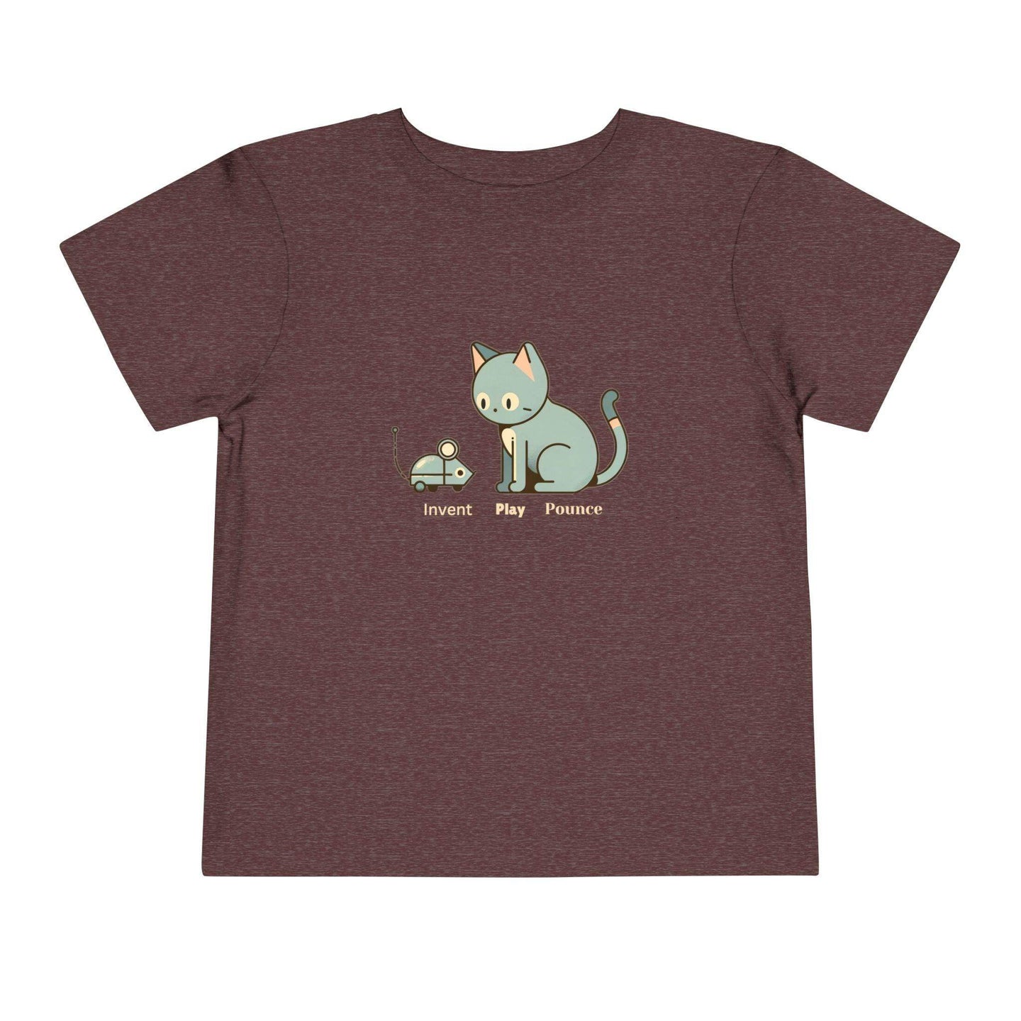 Robot Mouse and Cat - Toddler Short Sleeve - Brightsee