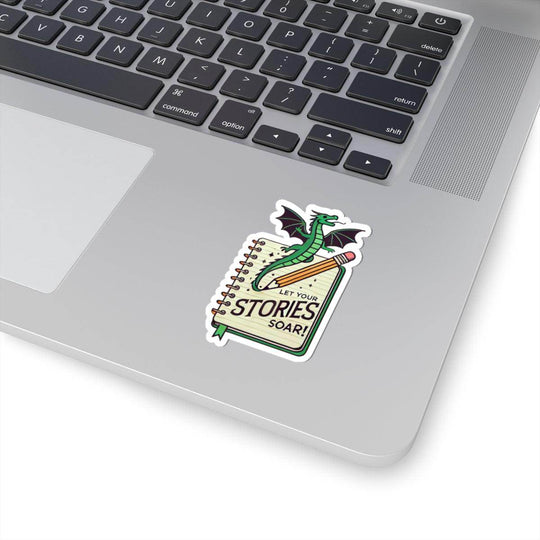 Let Your Stories Soar Dragon Kiss-Cut Stickers - Brightsee