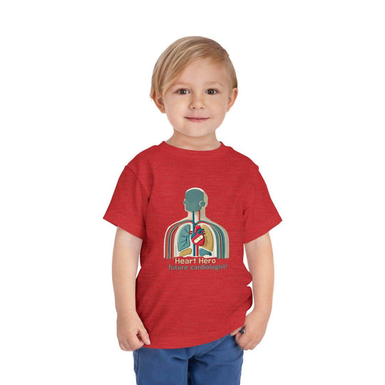 Future Cardiologist - Heart Bandage - Toddler Short Sleeve - Brightsee