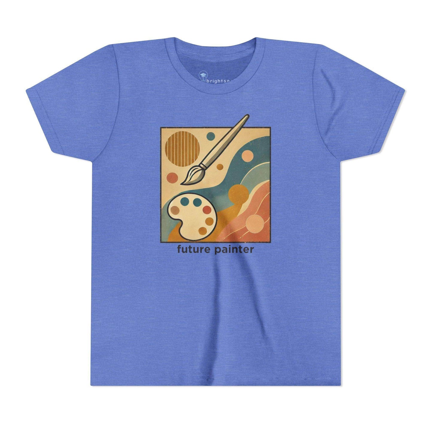 Future Artist Brushstrokes - Youth Short Sleeve Tee - Brightsee