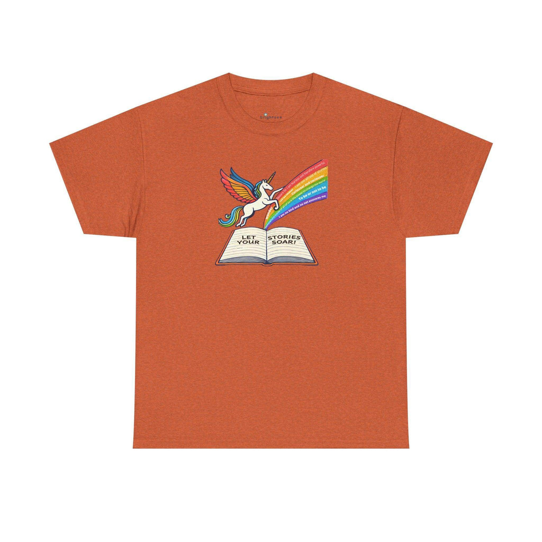 Alicorn Reading - Adult Unisex Heavy Cotton - Brightsee