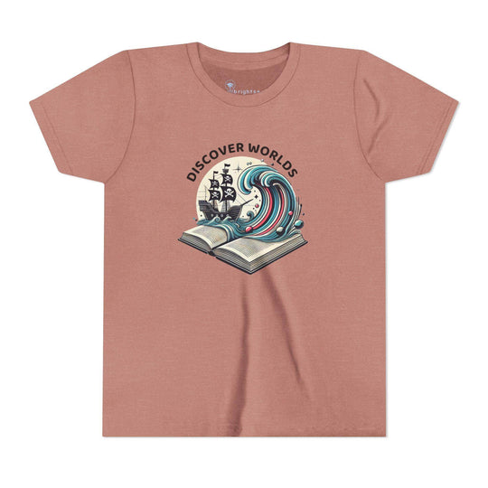 Discover Worlds - Pirate Ship - Youth Short Sleeve - Brightsee