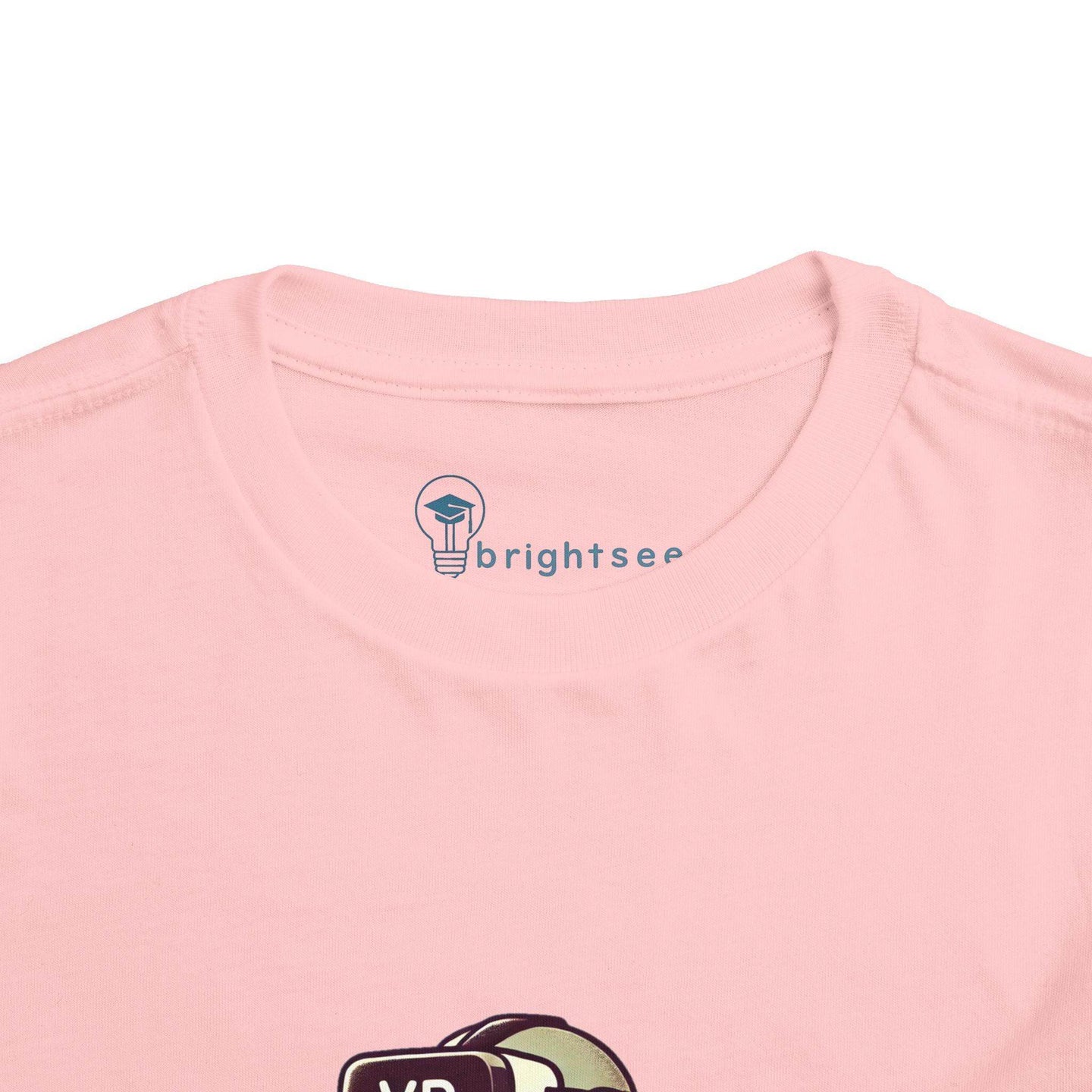 VR Dinosaur - Toddler Short Sleeve Tee - Brightsee