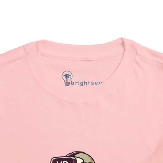 VR Dinosaur - Toddler Short Sleeve Tee - Brightsee