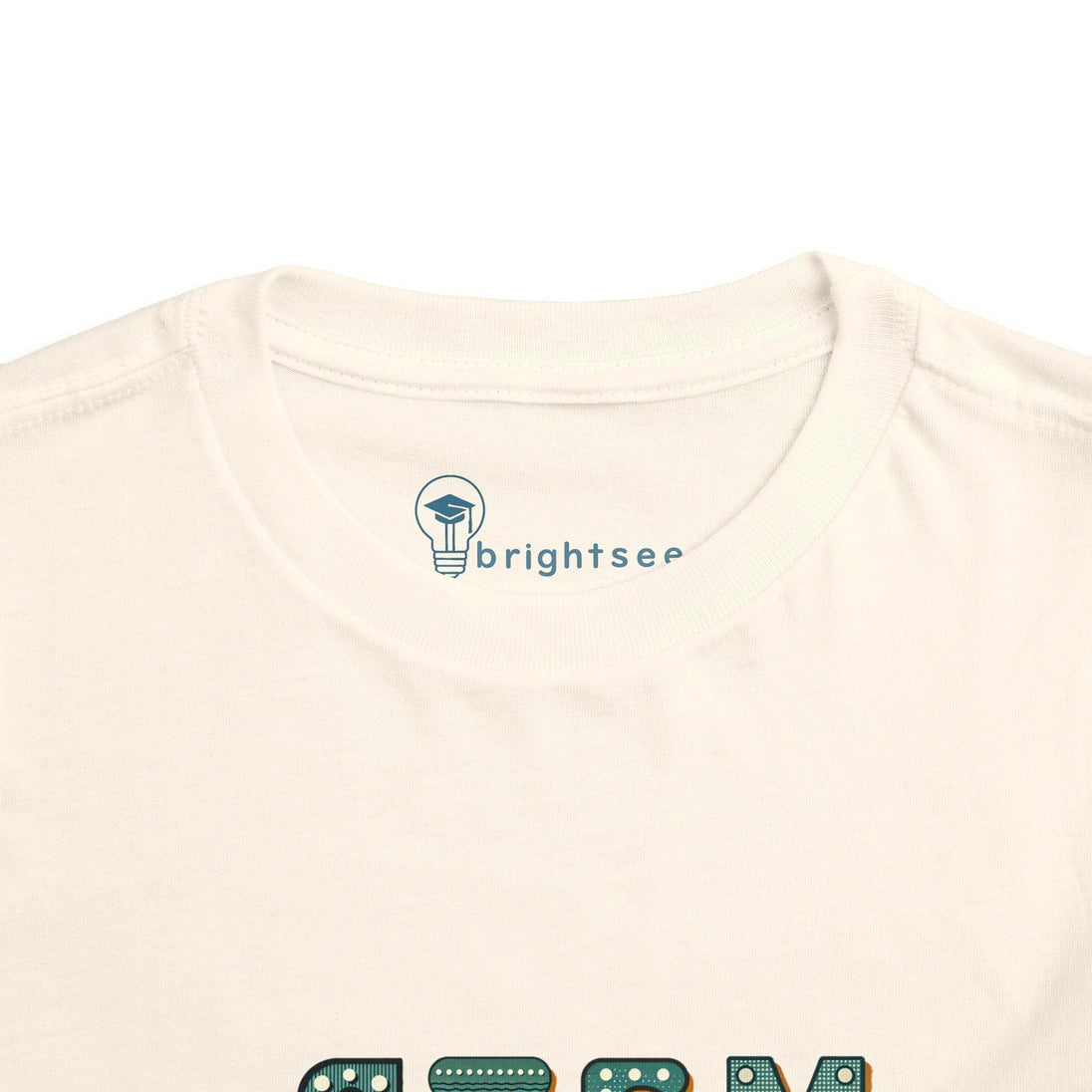 STEM Construction Bot on Ladder - Toddler Short Sleeve - Brightsee