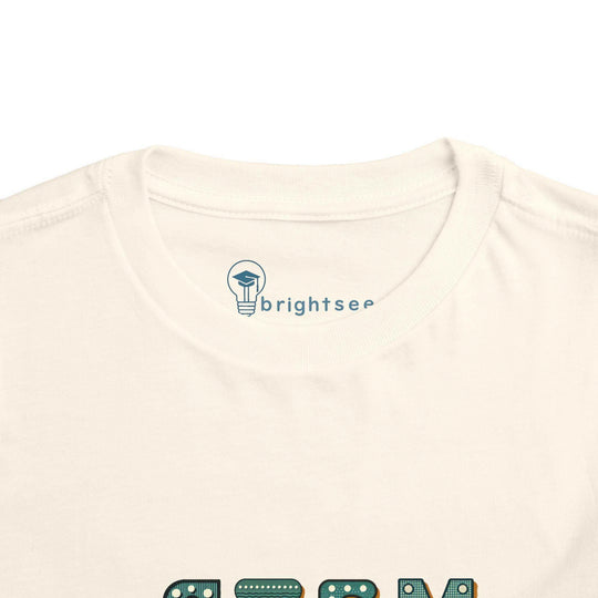 STEM Construction Bot on Ladder - Toddler Short Sleeve - Brightsee