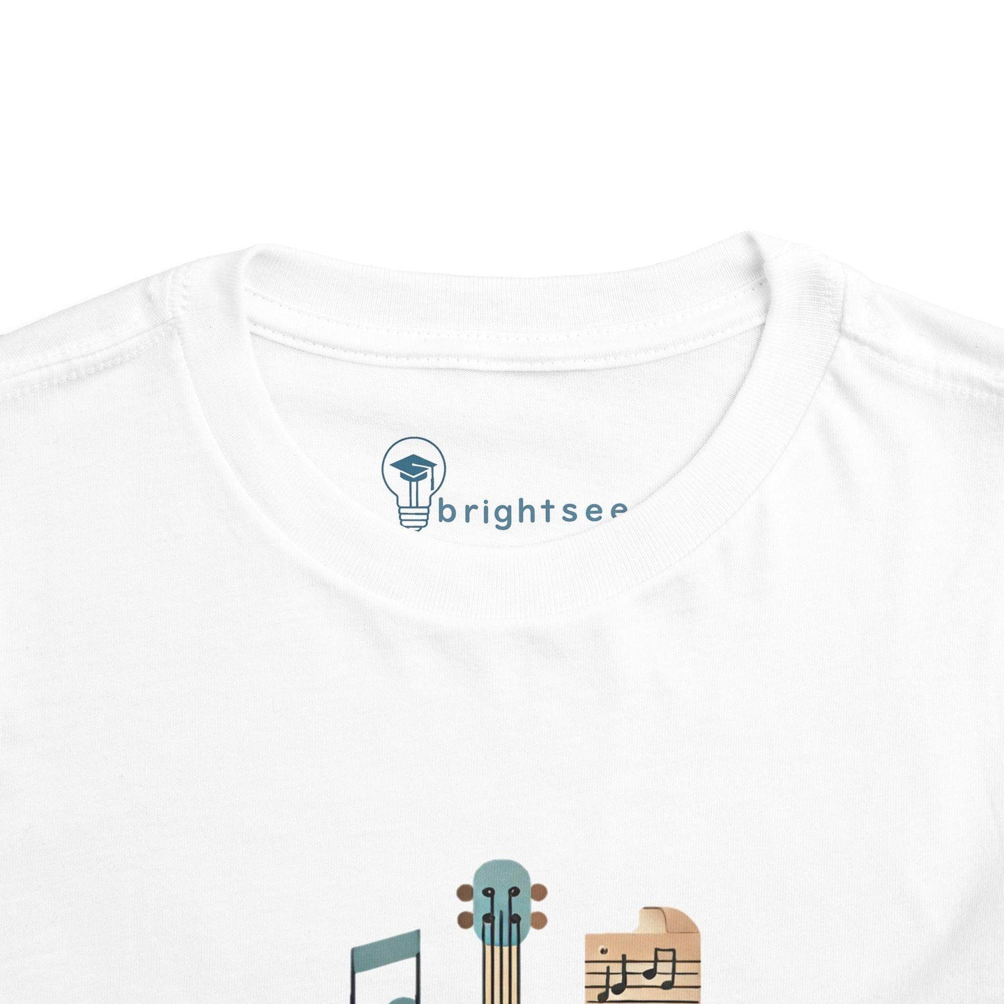 Future Musician Guitar Note - Toddler Short Sleeve - Brightsee