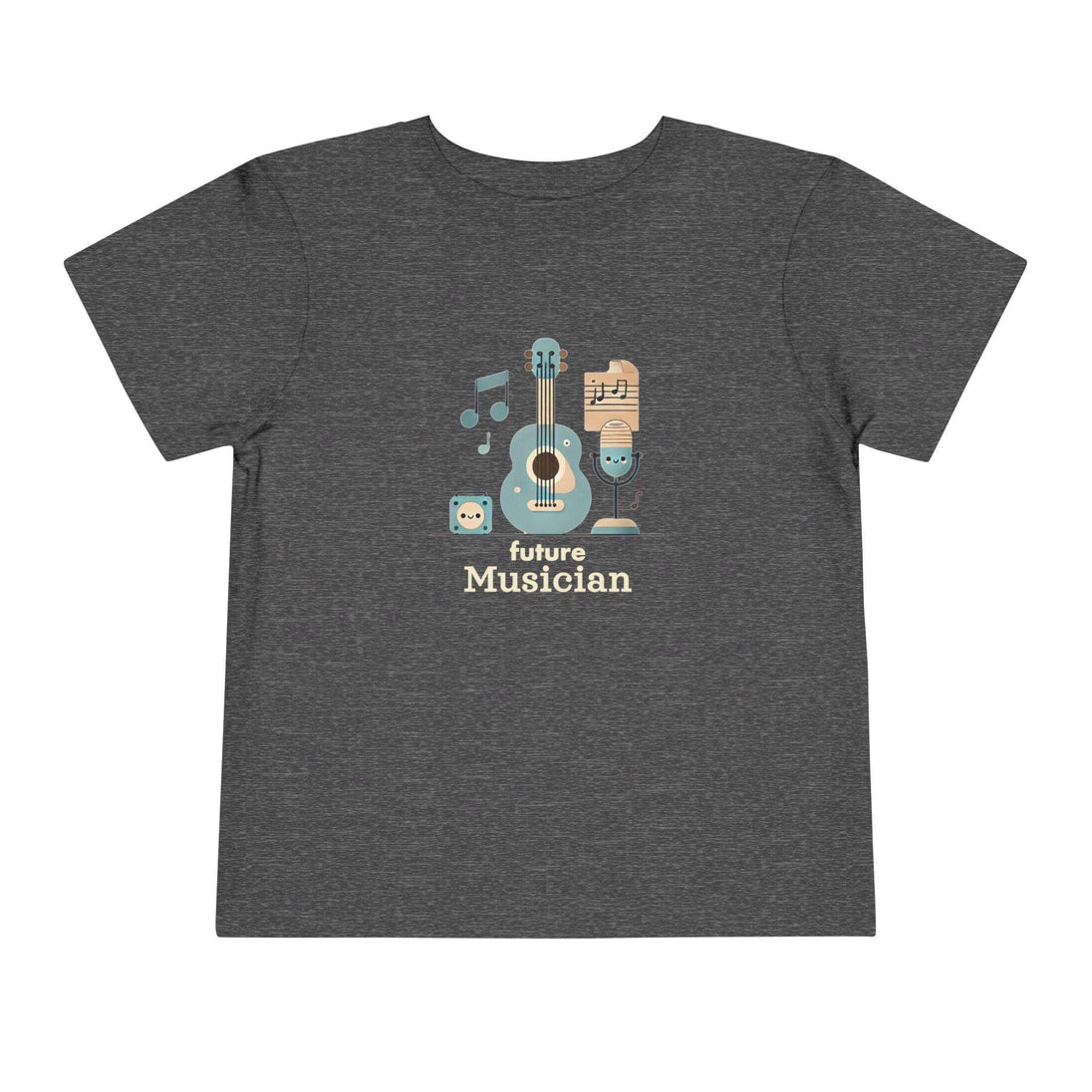 Future Musician Guitar Note - Toddler Short Sleeve - Brightsee