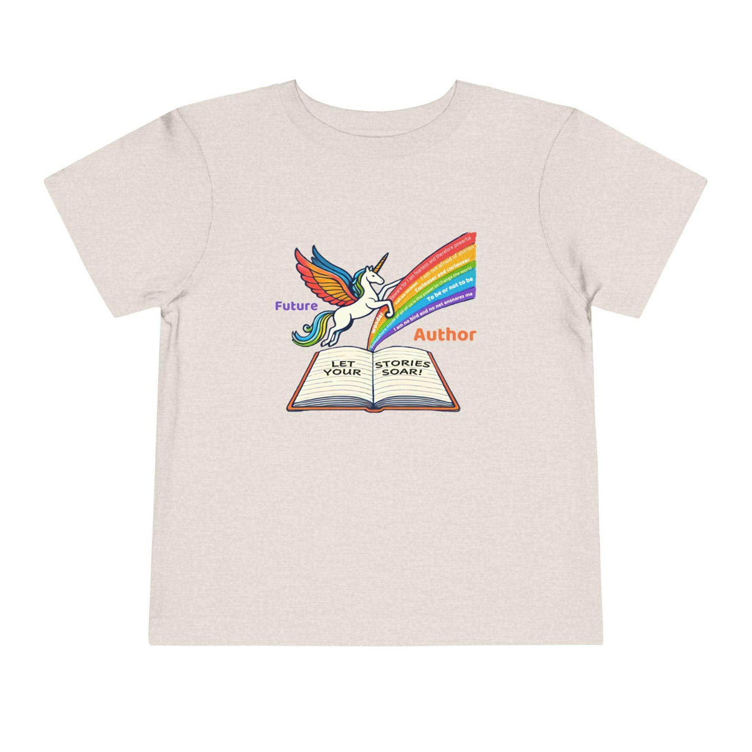 Future Author Alicorn - Toddler Short Sleeve - Brightsee