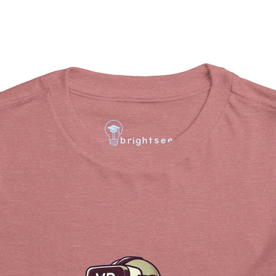 VR Dinosaur - Toddler Short Sleeve Tee - Brightsee