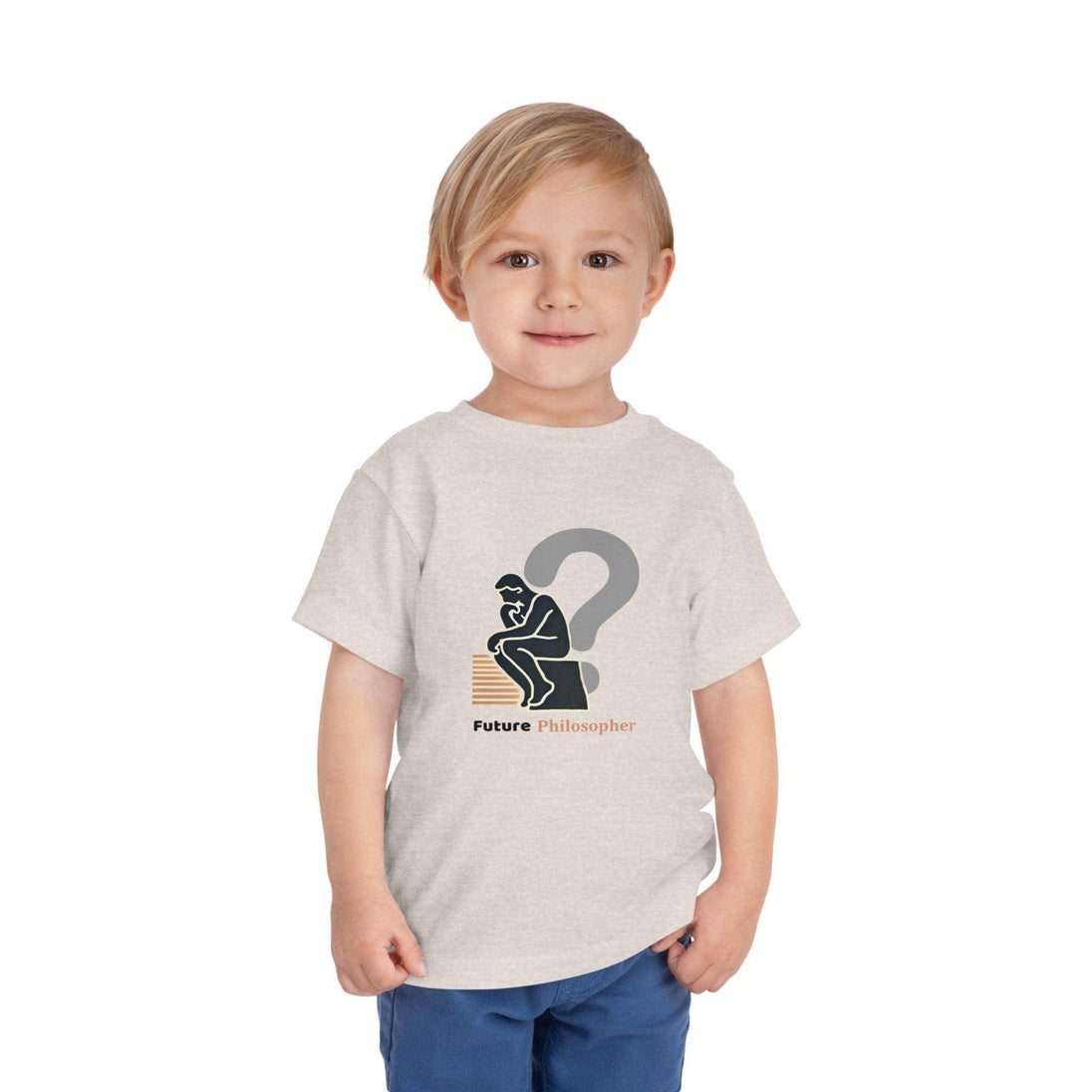 Future Philosopher Thinker - Toddler Short Sleeve - Brightsee