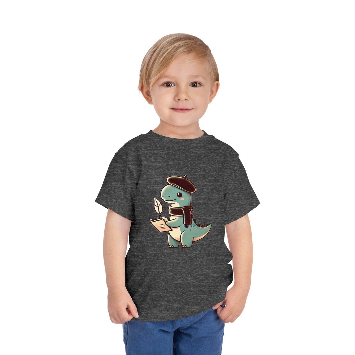 Dinosaur Author - Toddler Short Sleeve - Brightsee