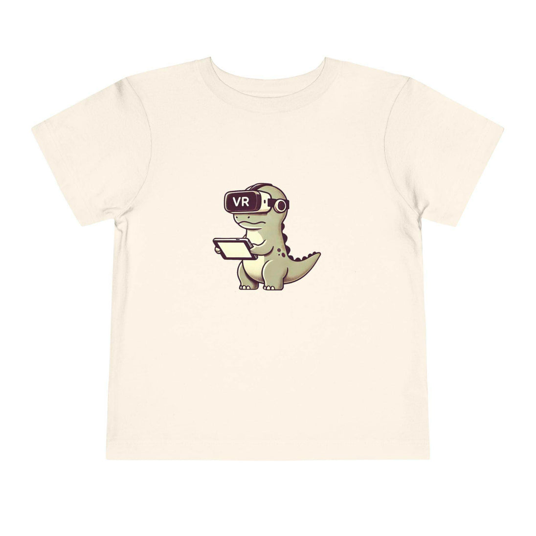 VR Dinosaur - Toddler Short Sleeve Tee - Brightsee
