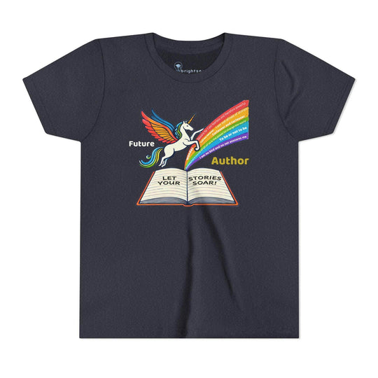 Future Author Alicorn - Youth Short Sleeve - Brightsee