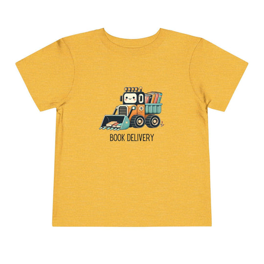 Book Delivery Bulldozer - Toddler Short Sleeve - Brightsee