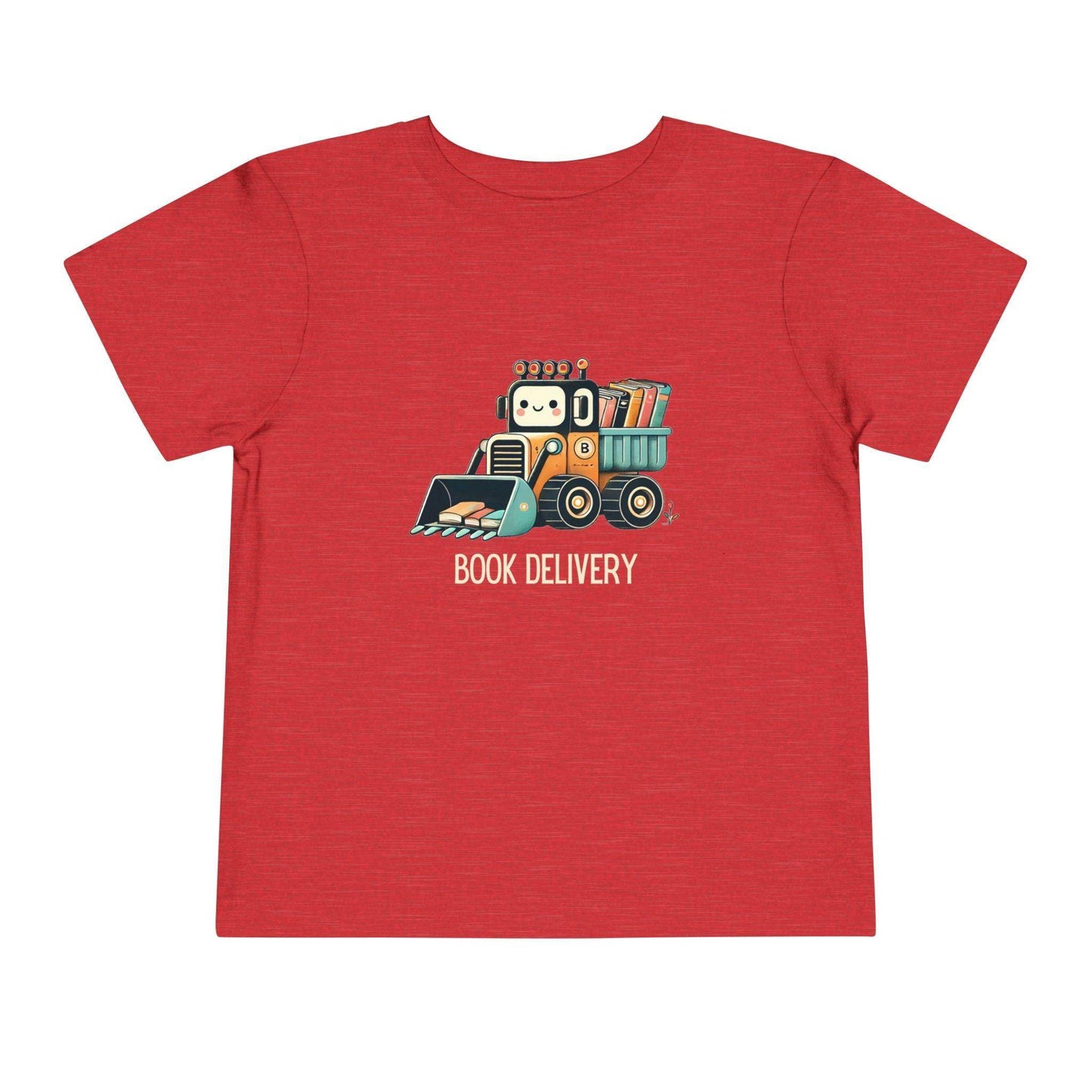Book Delivery Bulldozer - Toddler Short Sleeve - Brightsee