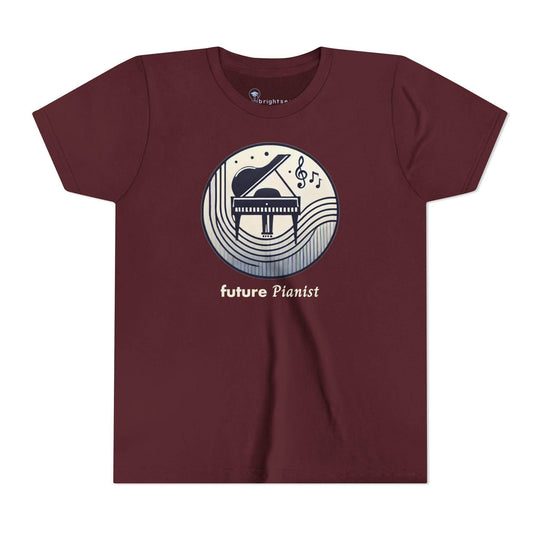Future Pianist - Youth Short Sleeve - Brightsee