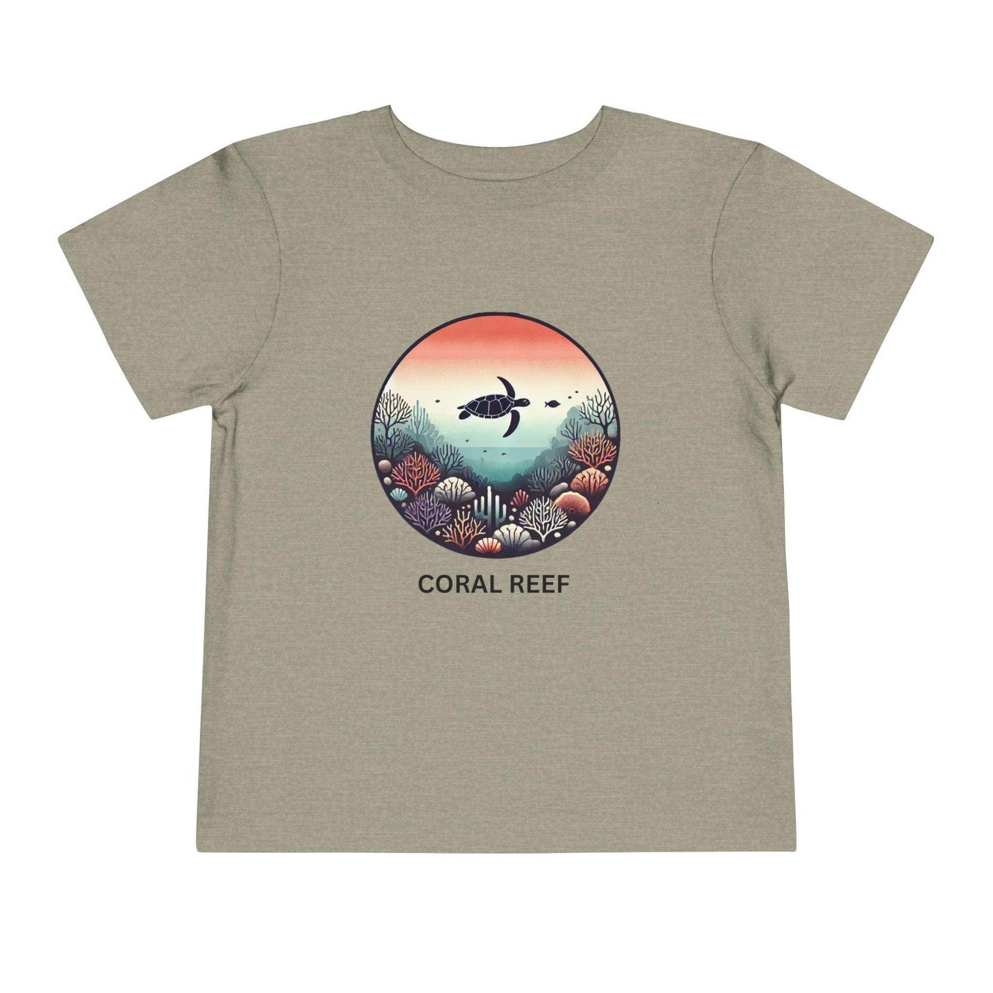 Coral Reef - Toddler Short Sleeve Tee - Brightsee