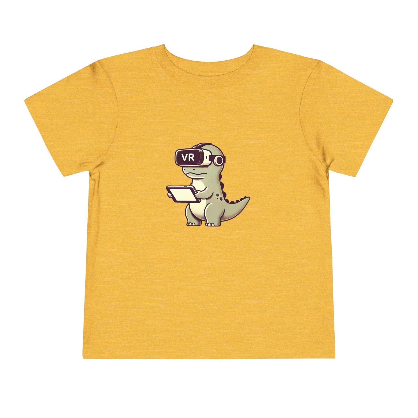 VR Dinosaur - Toddler Short Sleeve Tee - Brightsee