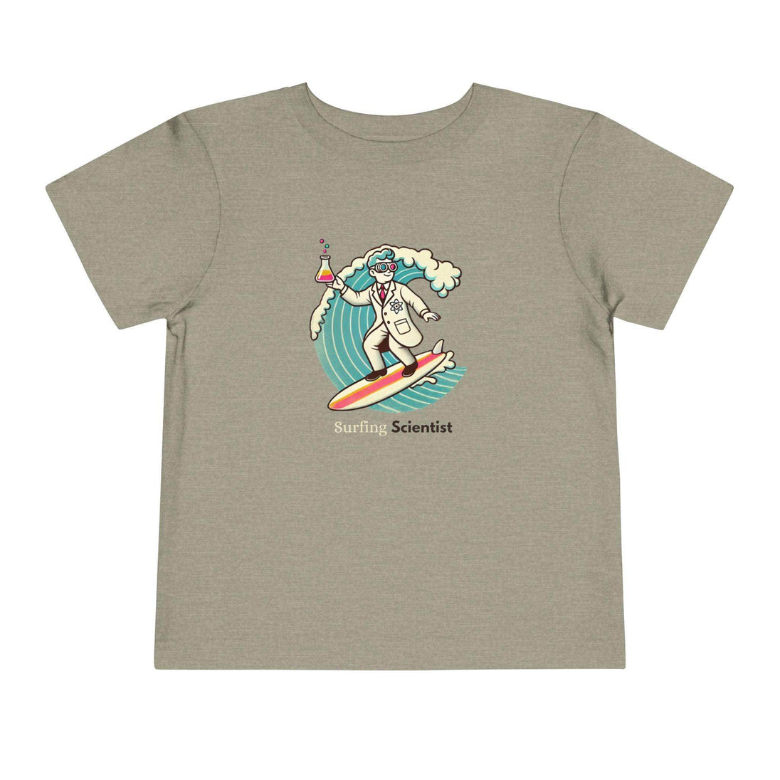 Surfing Scientist - Toddler Short Sleeve - Brightsee