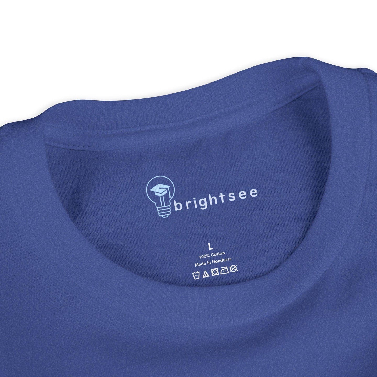 STEM Construction bot on Ladder - Youth Short Sleeve - Brightsee