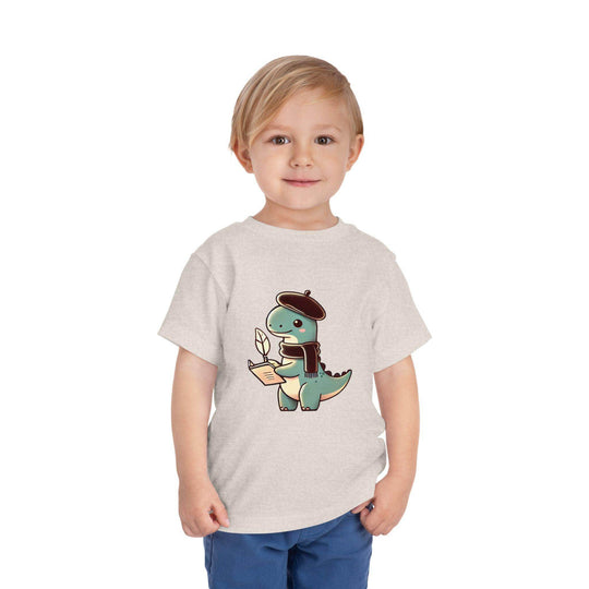 Dinosaur Author - Toddler Short Sleeve - Brightsee