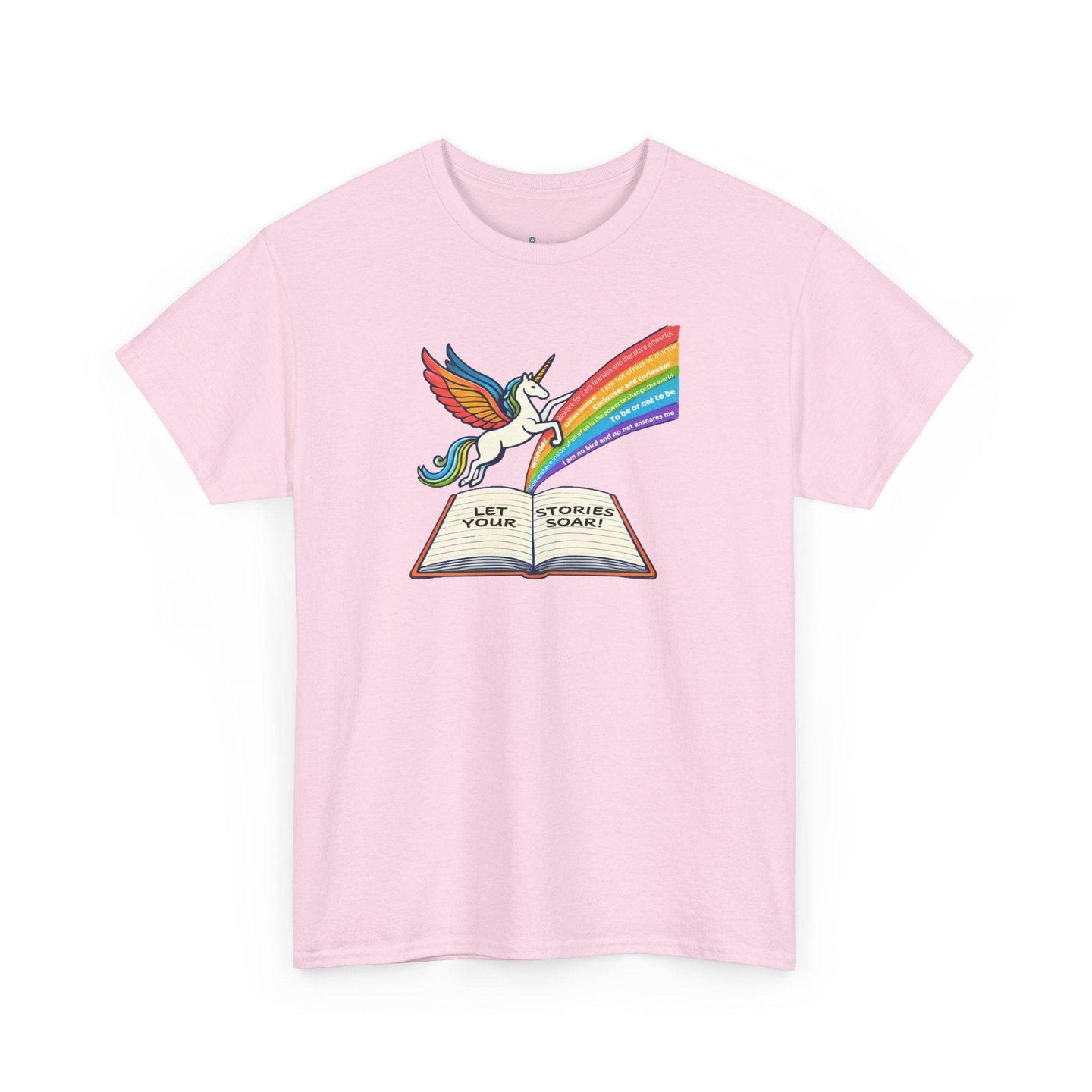 Alicorn Reading - Adult Unisex Heavy Cotton - Brightsee
