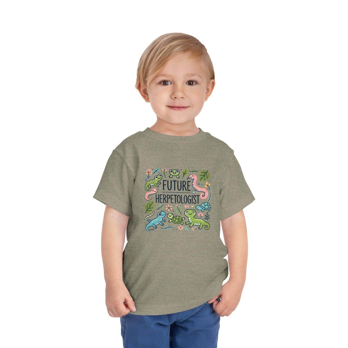 Future Herpetologist Cute - Toddler Short Sleeve - Brightsee