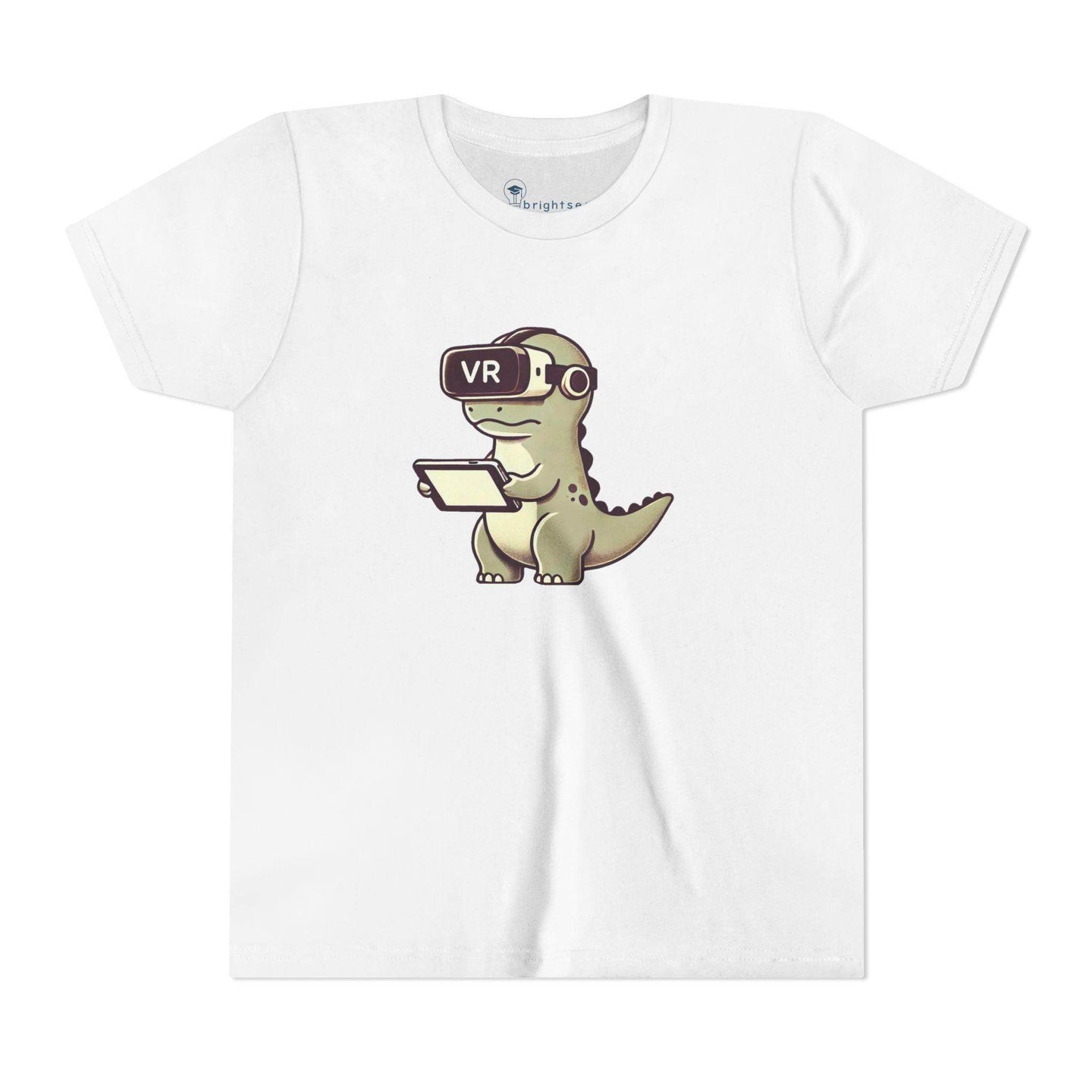 VR Dinosaur - Youth Short Sleeve - Brightsee