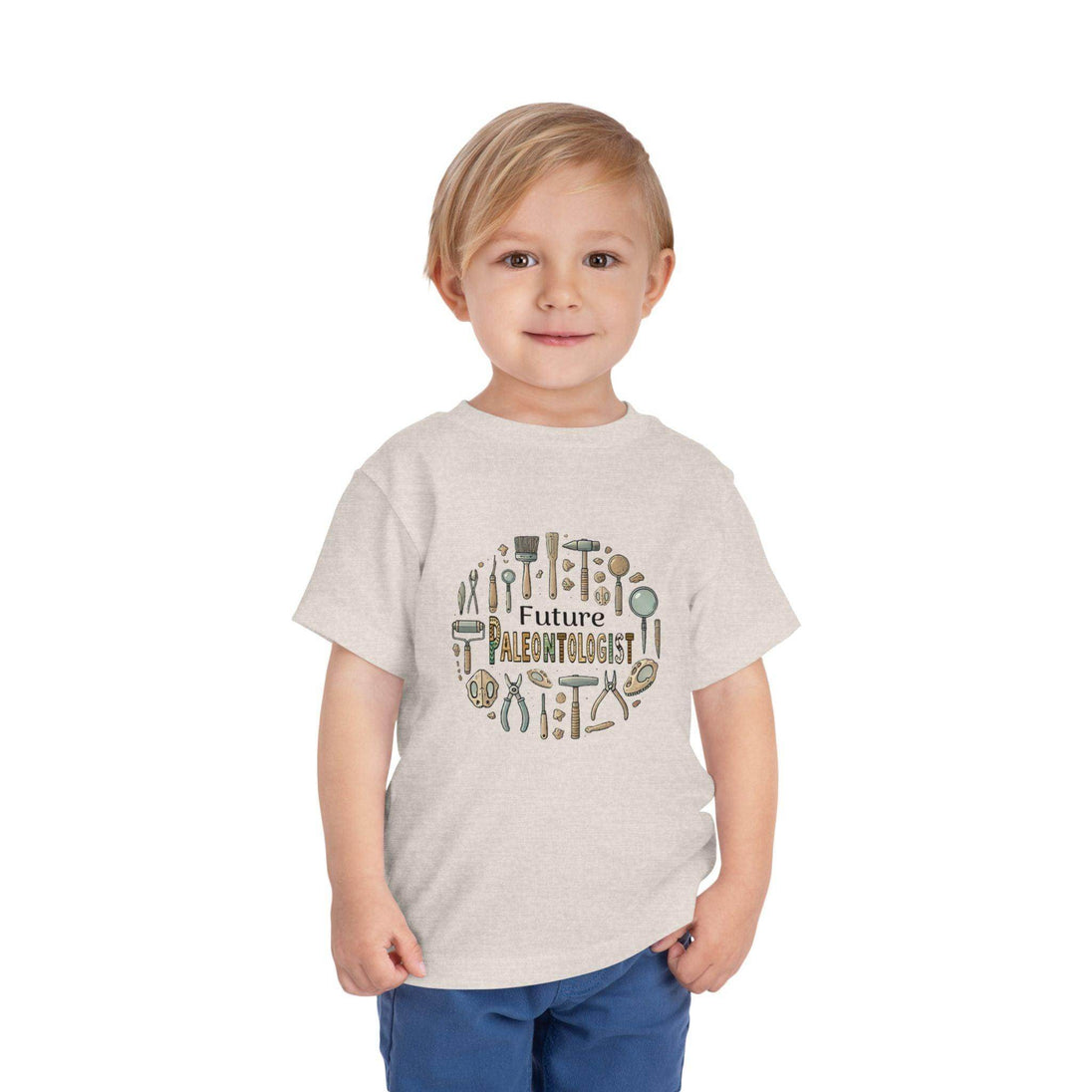 Future Paleontologist Circle - Toddler Short Sleeve - Brightsee