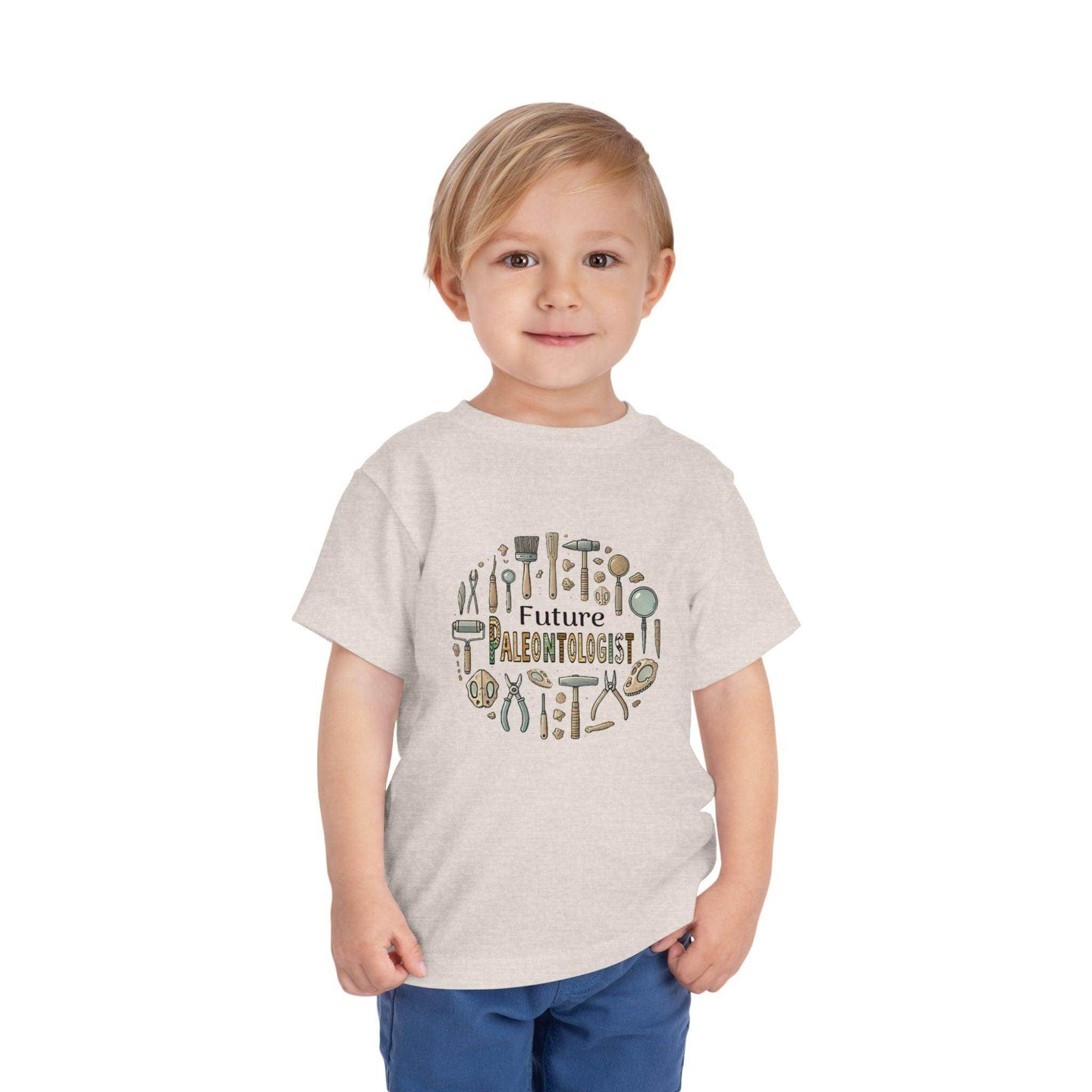 Future Paleontologist Circle - Toddler Short Sleeve - Brightsee