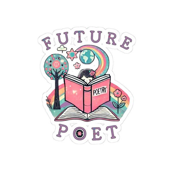 Future Poet Kiss-Cut Stickers - Brightsee