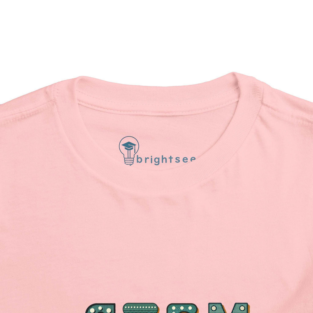 STEM Construction Bot on Ladder - Toddler Short Sleeve - Brightsee