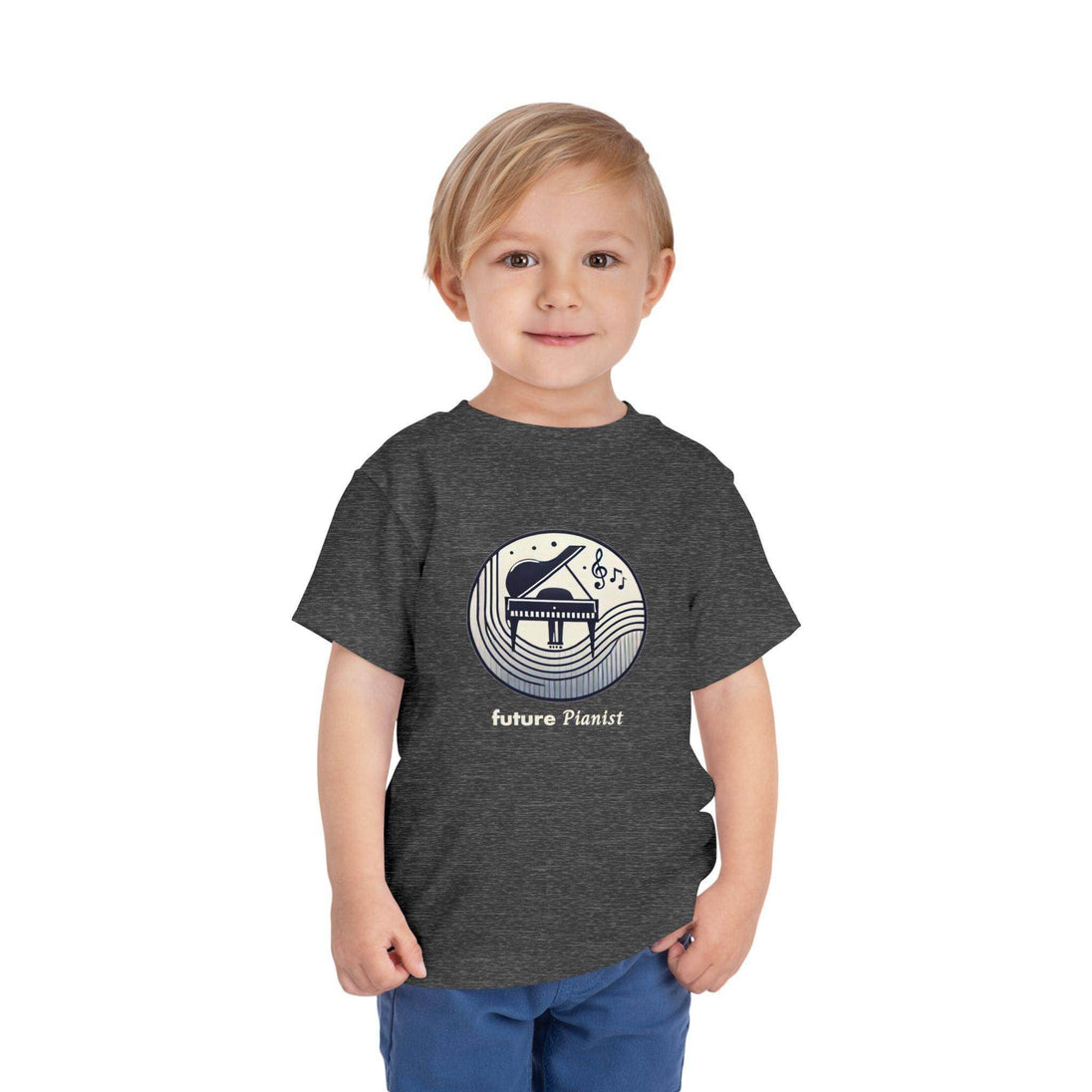 Future Pianist - Toddler Short Sleeve - Brightsee