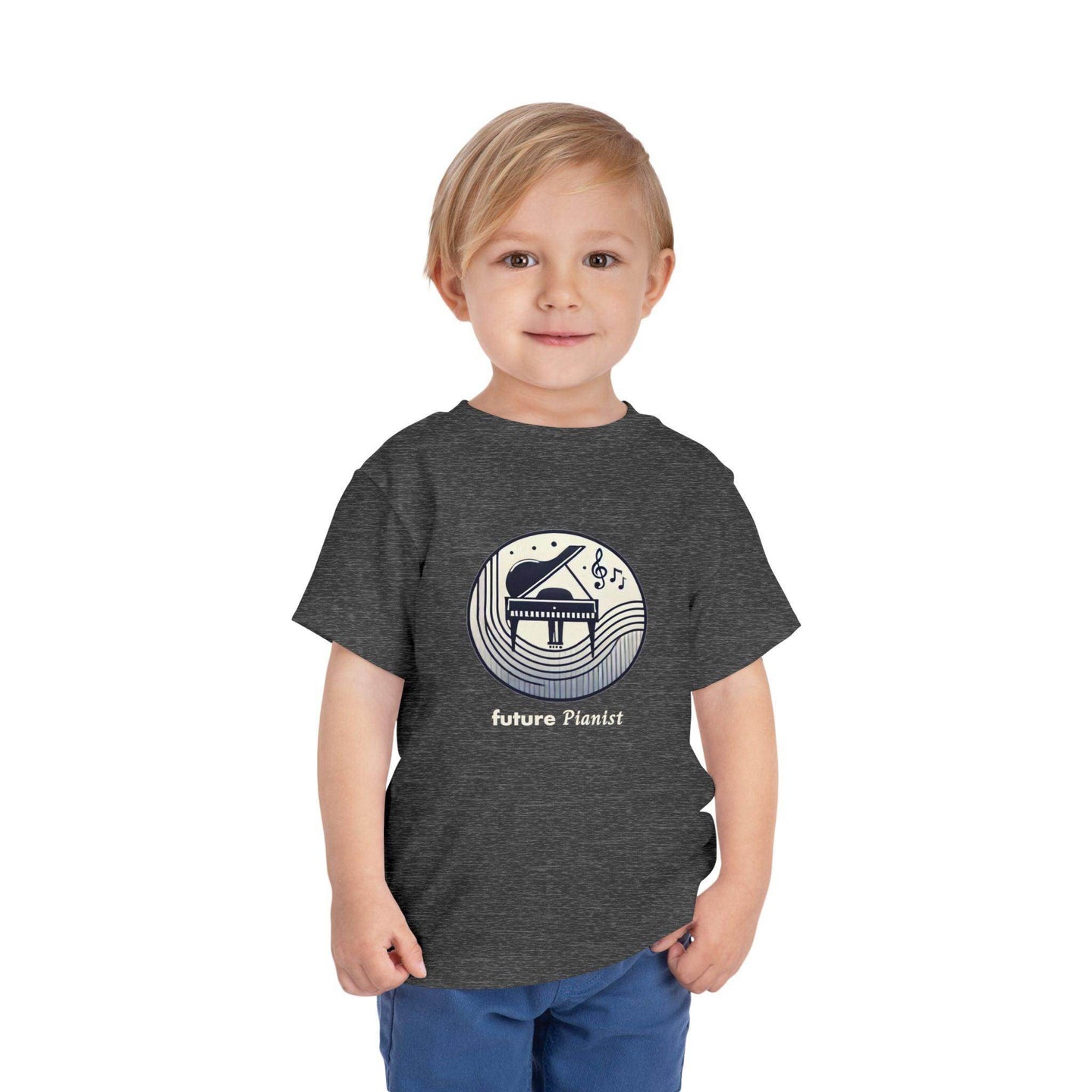 Future Pianist - Toddler Short Sleeve - Brightsee