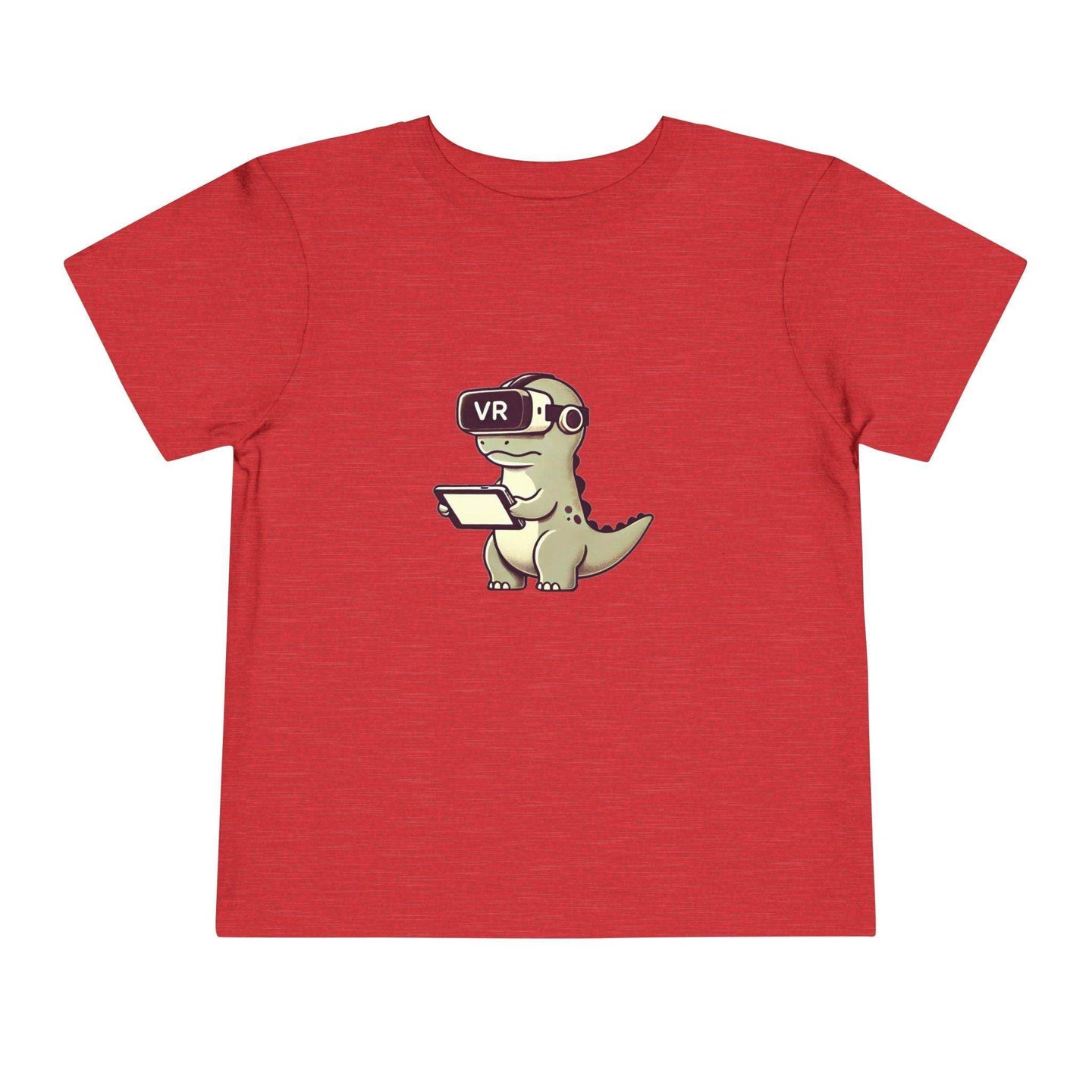 VR Dinosaur - Toddler Short Sleeve Tee - Brightsee