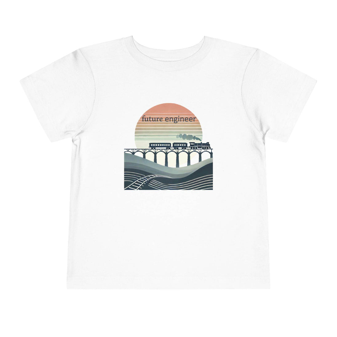 Future Engineer Train - Toddler Short Sleeve - Brightsee