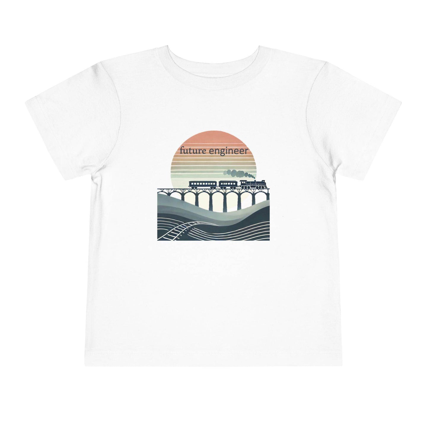 Future Engineer Train - Toddler Short Sleeve - Brightsee