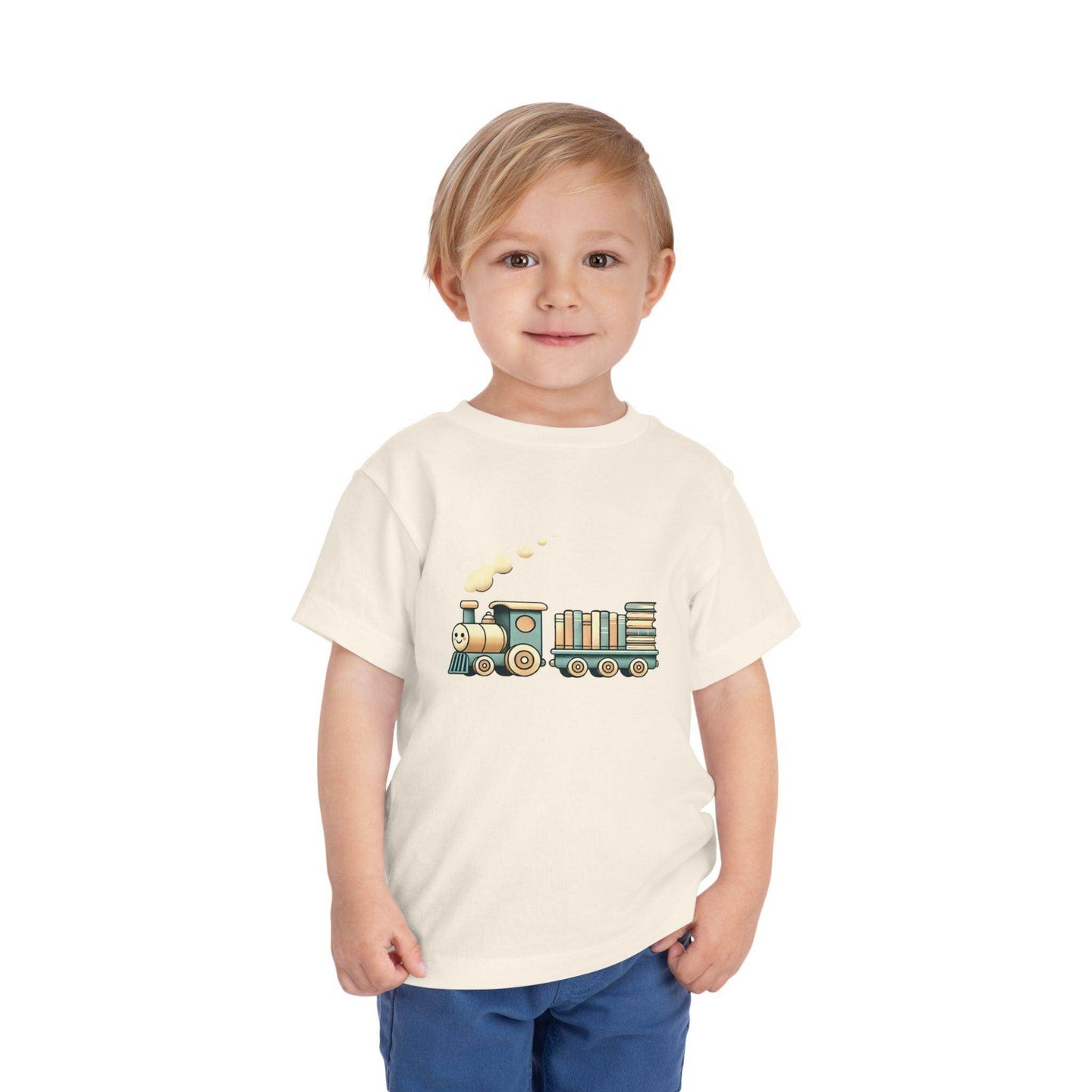 Train Book Delivery - Toddler Short Sleeve - Brightsee