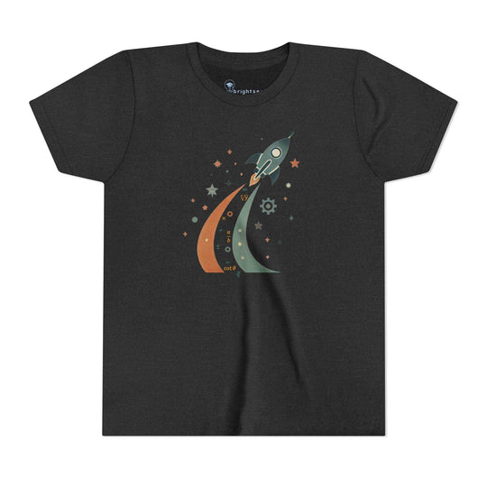 Math Spaceship - Youth Short Sleeve - Brightsee