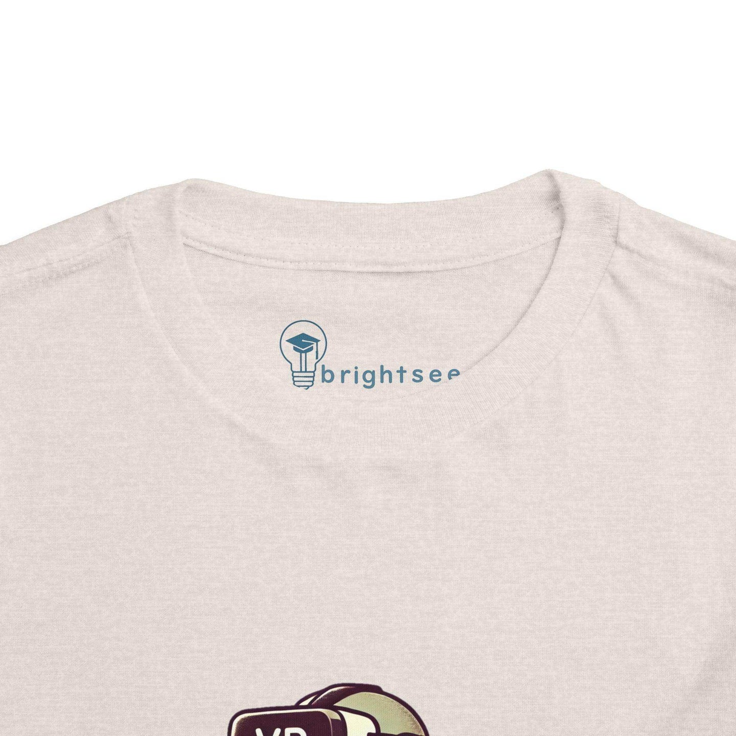VR Dinosaur - Toddler Short Sleeve Tee - Brightsee