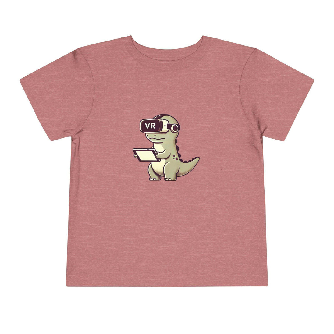 VR Dinosaur - Toddler Short Sleeve Tee - Brightsee