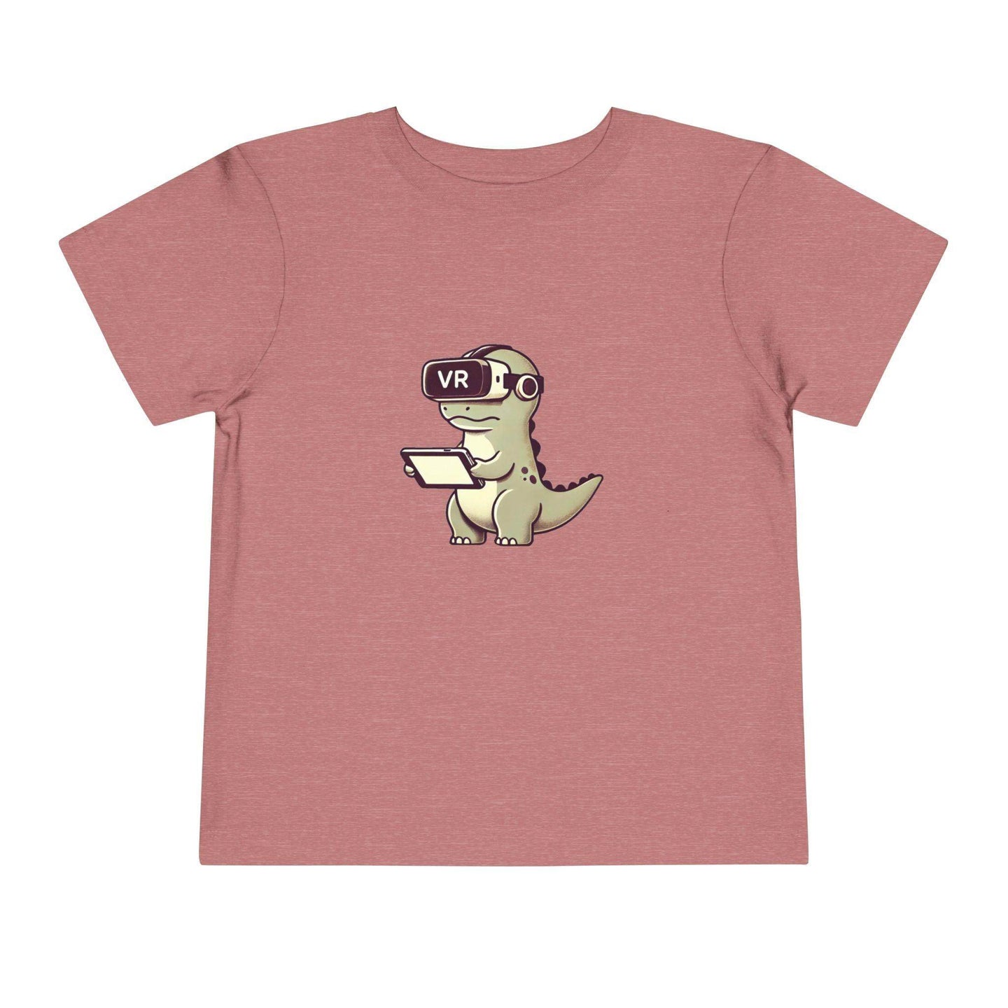VR Dinosaur - Toddler Short Sleeve Tee - Brightsee