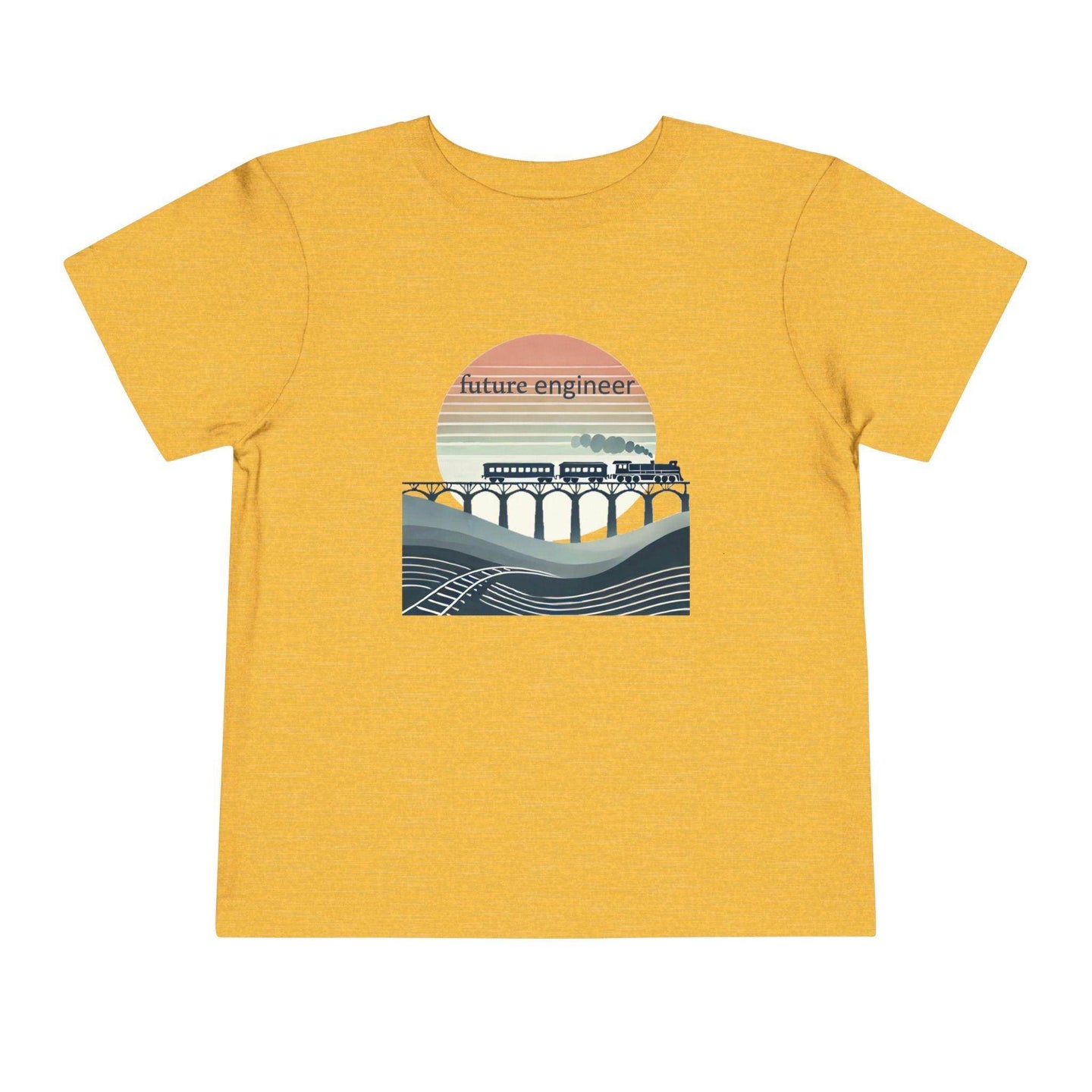 Future Engineer Train - Toddler Short Sleeve - Brightsee