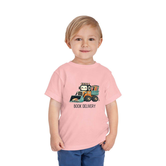 Book Delivery Bulldozer - Toddler Short Sleeve - Brightsee
