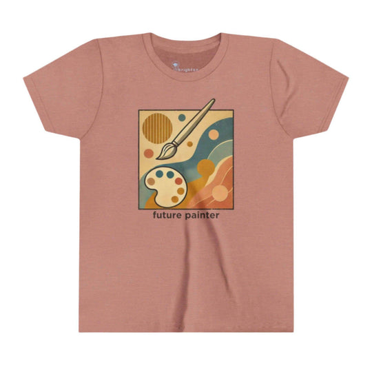 Future Artist Brushstrokes - Youth Short Sleeve Tee - Brightsee