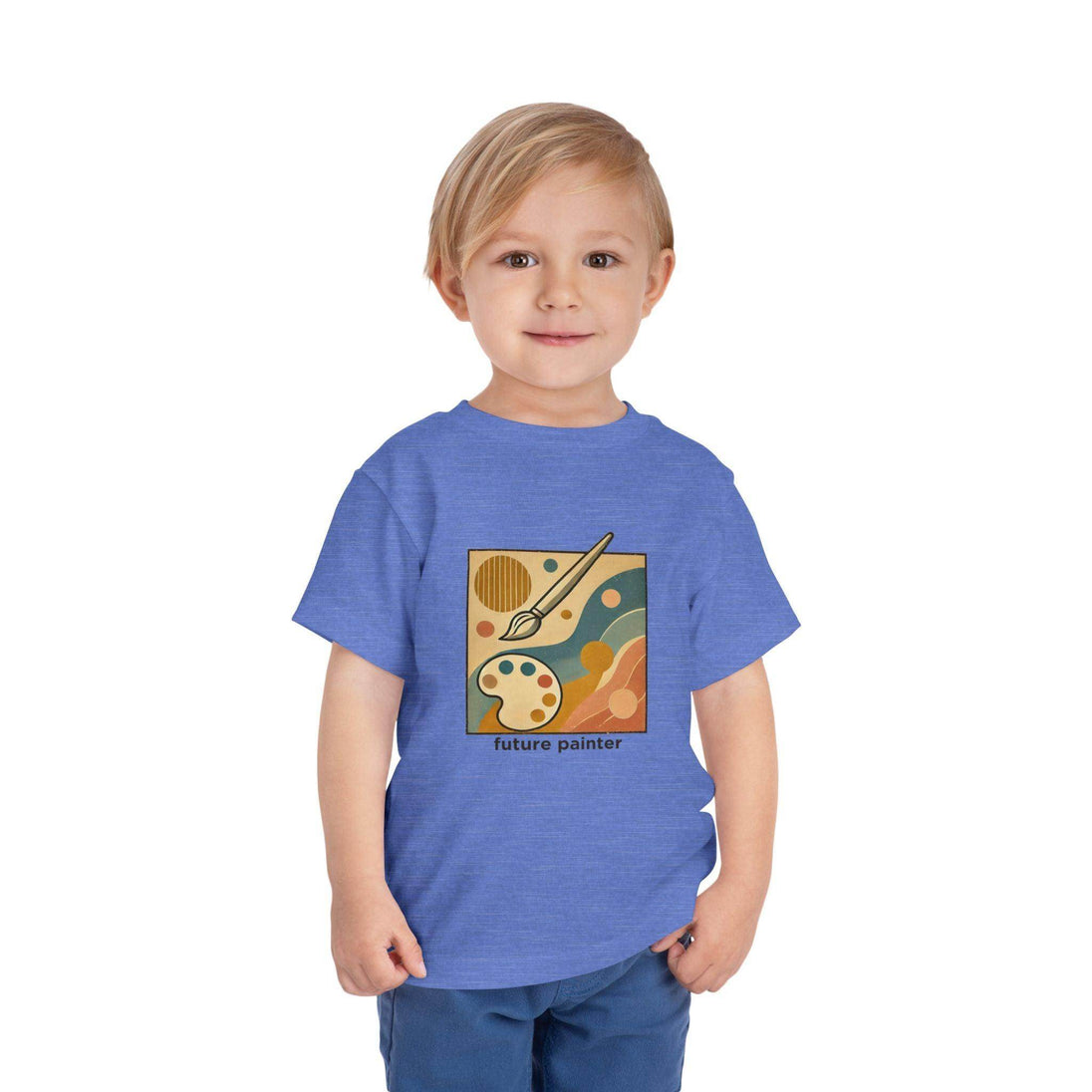 Future Artist Brushstrokes - Toddler Short Sleeve - Brightsee