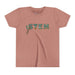 STEM Construction bot on Ladder - Youth Short Sleeve - Brightsee
