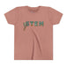 STEM Construction bot on Ladder - Youth Short Sleeve - Brightsee
